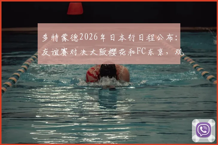 多特蒙德2026年日本行日程公布:友谊赛对决大阪樱花和FC东京,观赛购票指南一览